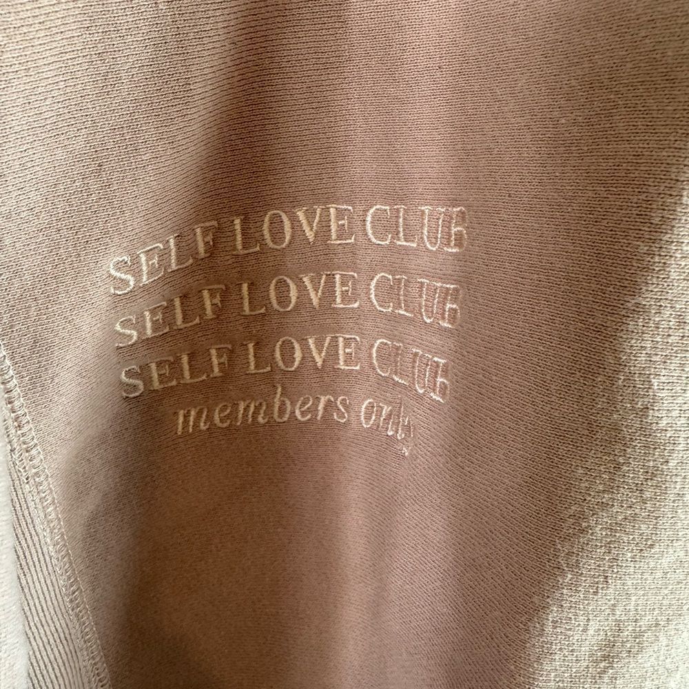 Mayfair The Label Group Self Love Club Sweatshirt Size OS - Picture 3 of 12